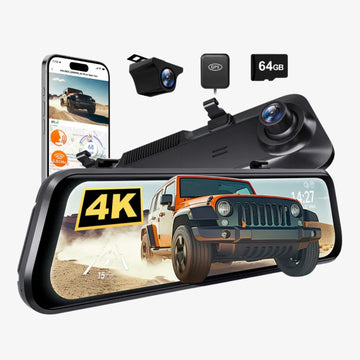 DashCam Rétroviseur 4K